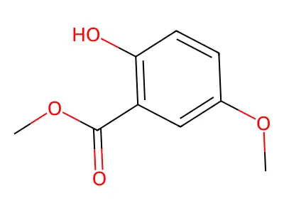 Methyl 2-hydroxy-5-methoxybenzoate structure