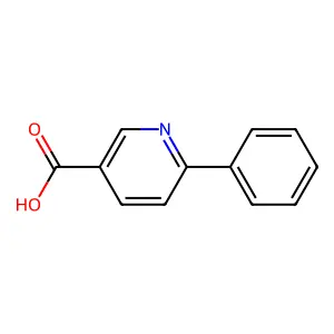 6-苯基烟酸 structure