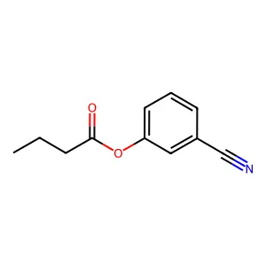 3-Cyanophenyl butyrate structure