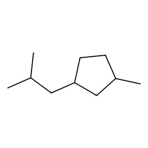1-Isobutyl-3-methylcyclopentane structure