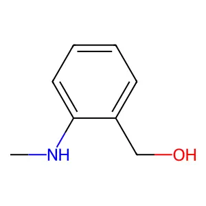 (2-(Methylamino)phenyl)methanol structure