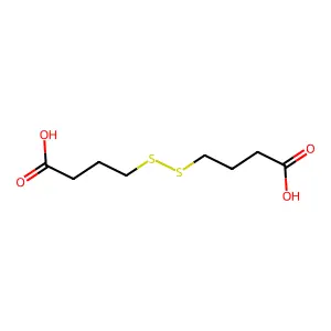4,4'-二硫代二丁酸 structure