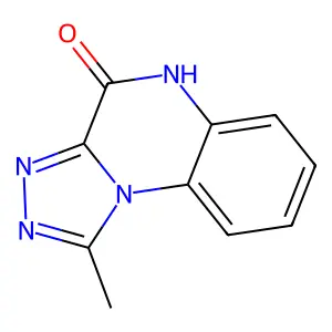 1-methyl[1,2,4]triazolo[4,3-a]quinoxalin-4(5H)-one structure