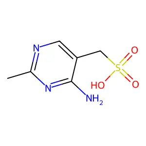 (4-Amino-2-methylpyrimidin-5-yl)methanesulfonic acid structure