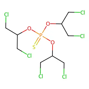 2-Propanol, 1,3-dichloro-, 2,2',2''-phosphorothioate structure
