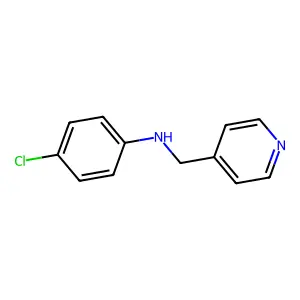 4-chloro-N-(pyridin-4-ylmethyl)aniline structure
