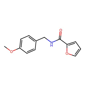 N-[(4-methoxyphenyl)methyl]furan-2-carboxamide structure