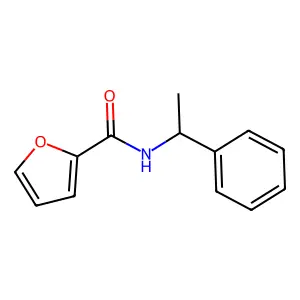 N-[(1S)-1-Phenylethyl]-2-furancarboxamide structure
