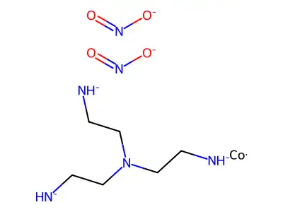 2-[Bis(2-azanidylethyl)amino]ethylazanide;cobalt;dinitrite structure
