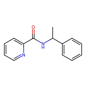 N-(1-Phenylethyl)-2-pyridinecarboxamide structure
