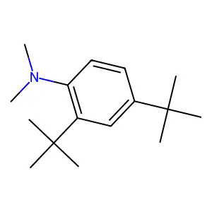 N,N-Dimethylbenzenamine, 2,4-di-t-butyl- structure