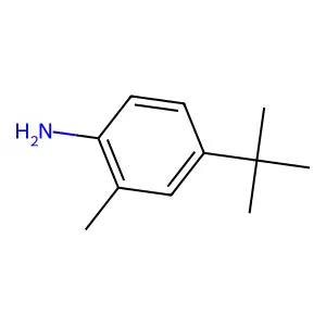 4-tert-Butyl-o-toluidine structure