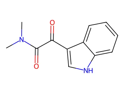 2-(1H-吲哚-3-基)-N,N-二甲基-2-氧代乙酰胺 structure