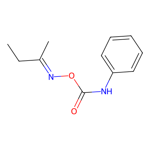 2-Butanone, O-(phenylcarbamoyl)oxime structure
