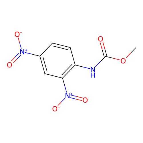 methyl-N-(2,4-dinitrophenyl)carbamate structure
