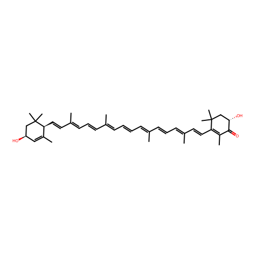 alpha-Doradexanthin structure
