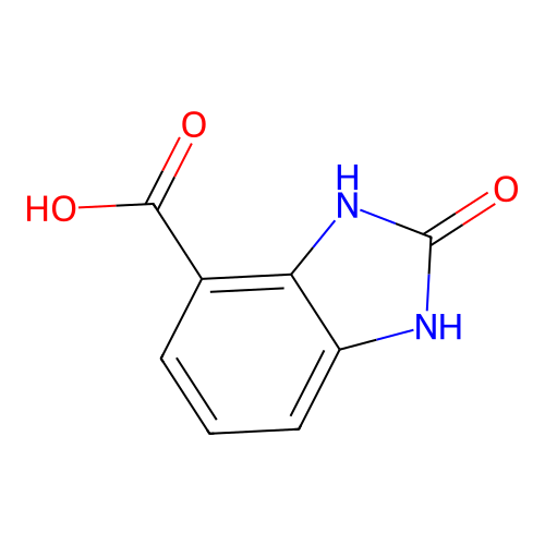 2-oxo-2,3-dihydro-1H-1,3-benzodiazole-4-carboxylic acid structure