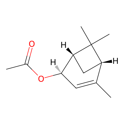 cis-Verbenyl acetate structure