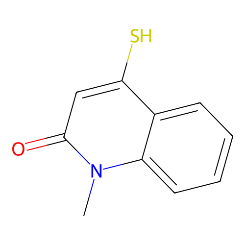 4-mercapto-1-methylquinolin-2(1H)-one structure