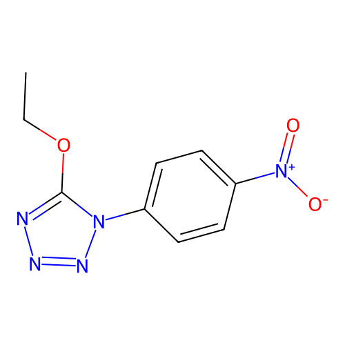5-Ethoxy-1-(4-nitrophenyl)tetrazole structure