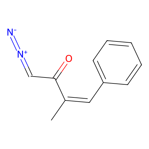 1-Diazo-3-methyl-4-phenylbut-3-en-2-one structure