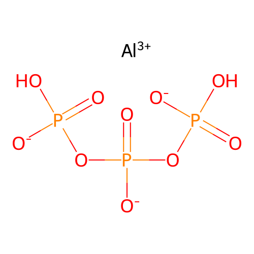 Aluminum triphosphate structure