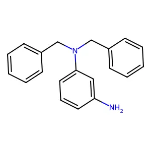 n,n-Dibenzylbenzene-1,3-diamine structure