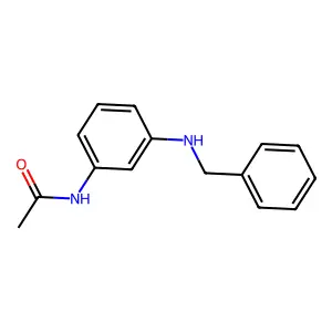 N-(3-(苄氨基)苯基)乙酰胺 structure