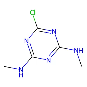 6-氯-N2,N4-二甲基-1,3,5-三嗪-2,4-二胺 structure