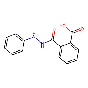2-[(2-Phenylhydrazino)carbonyl]benzoic acid structure
