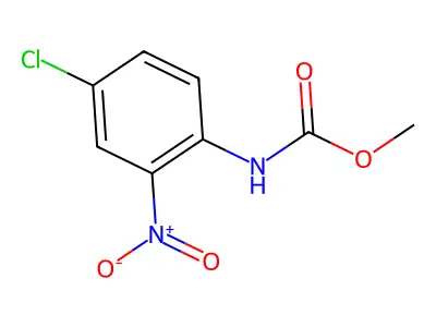 methyl N-(4-chloro-2-nitrophenyl)carbamate structure
