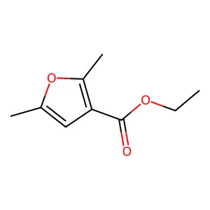 3-Furancarboxylic acid, 2,5-dimethyl-, ethyl ester structure