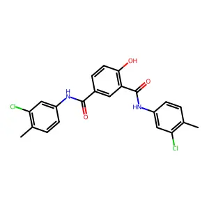 p-Isophthalotoluidide, 3',3''-dichloro-4-hydroxy- structure