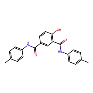 p-Isophthalotoluidide, 4-hydroxy- structure