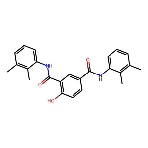 2,3-Isophthaloxylidide, 4-hydroxy- structure
