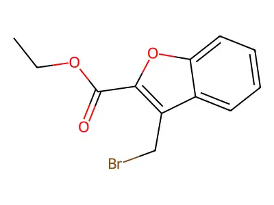 Ethyl 3-(bromomethyl)-1-benzofuran-2-carboxylate structure