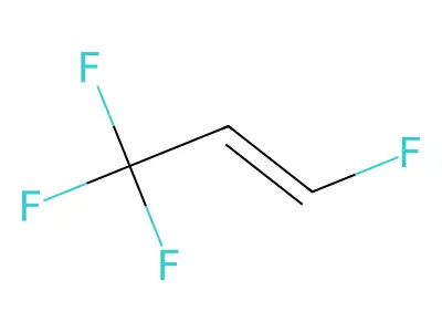 1,3,3,3-四氟丙烯 structure