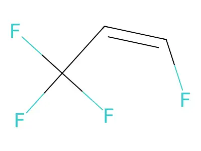 1,3,3,3-四氟丙烯 structure