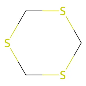 1,3,5-三硫雜環己烷 structure