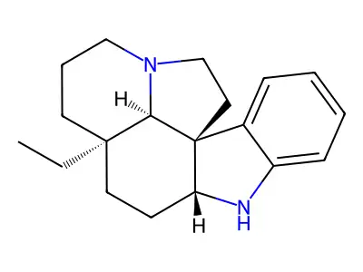 白坚木原碱 structure