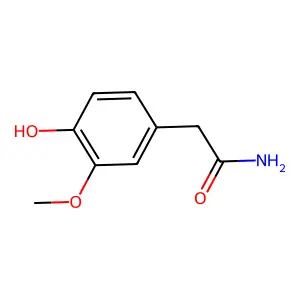 2-(4-Hydroxy-3-methoxyphenyl)acetamide structure