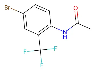 4'-Bromo-2'-(trifluoromethyl)acetanilide structure