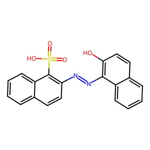 Pigment Red 49 free acid structure
