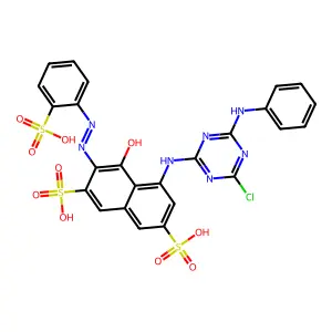 Procion Red H-3B structure