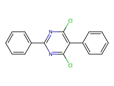 4,6-Dichloro-2,5-diphenylpyrimidine structure