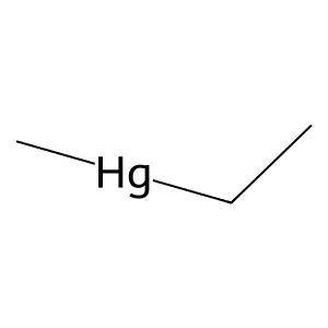 Mercury, ethylmethyl- structure
