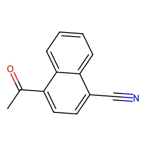 4-Acetyl-1-naphthonitrile structure