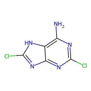 2,8-Dichloro-1H-adenine structure