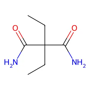 2,2-Diethylpropanediamide structure