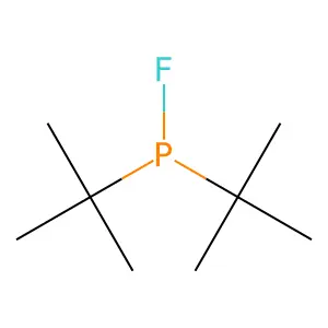 Bis(tert-butyl)fluorophosphine structure